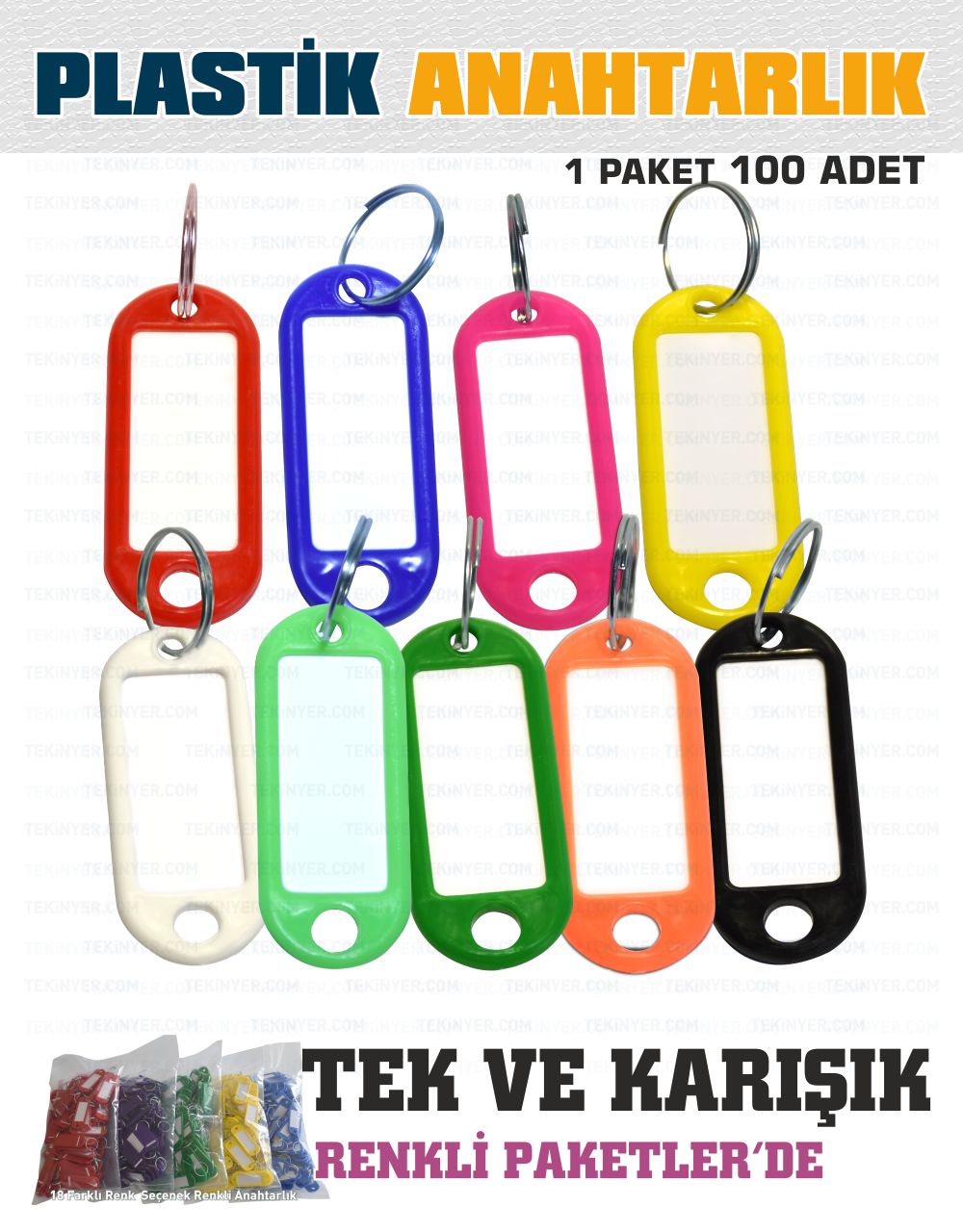 Tekirdağ Plastik Anahtarlık
